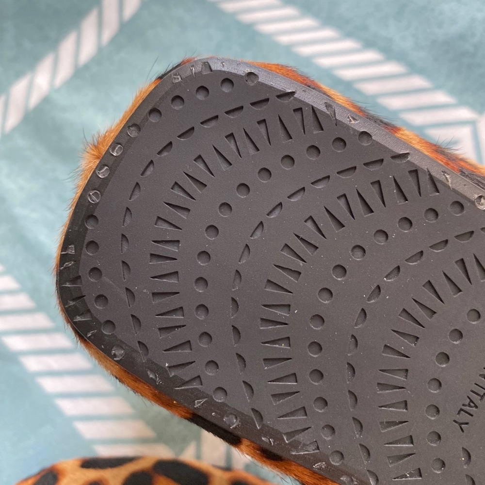 Alaia Leopard-Pattern Ponyhair Mary Janes in Brown and Black - Picture 8 of 8